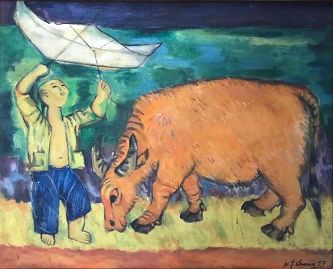“Ký ức xưa” - quy tụ những tên tuổi hàng đầu của mỹ thuật Việt Nam