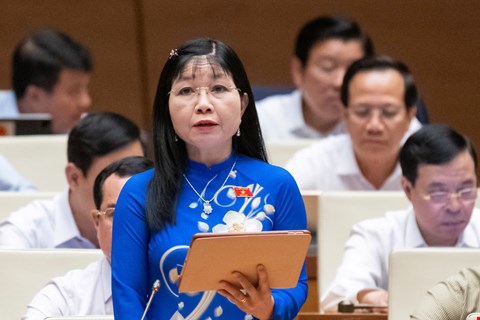 Đại biểu Trần Thị Thanh Hương - ĐBQH tỉnh An Giang. Ảnh: Quochoi