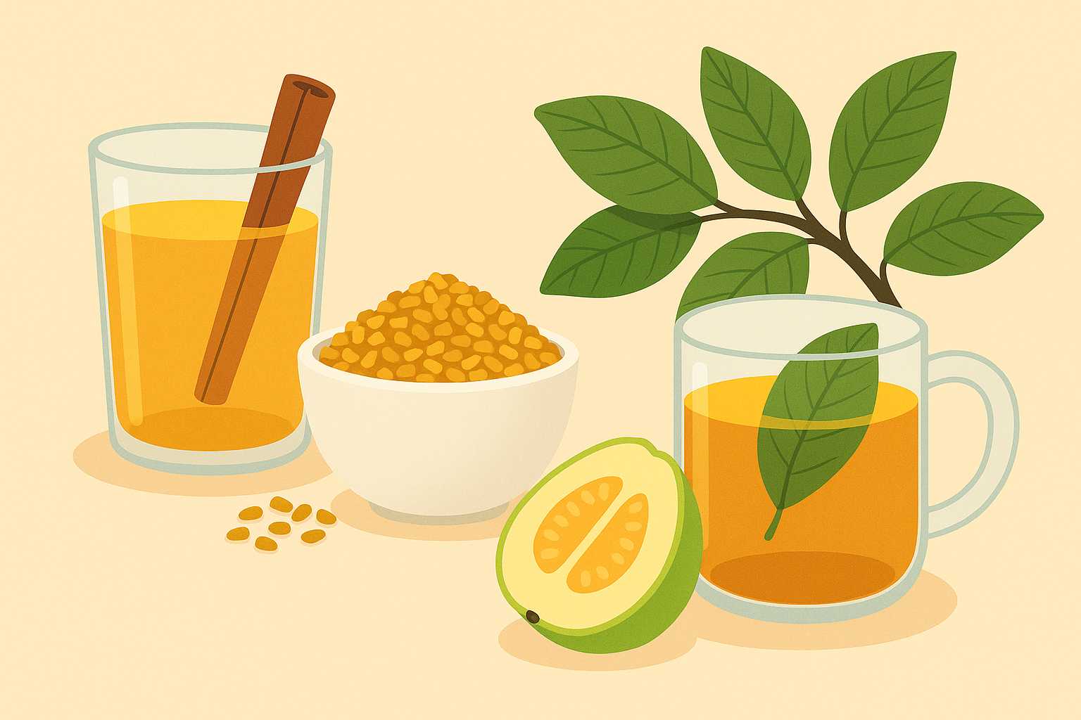 Algunas hierbas familiares pueden ayudar a estabilizar el azucar en la sangre. Foto grafica: Hoang loc