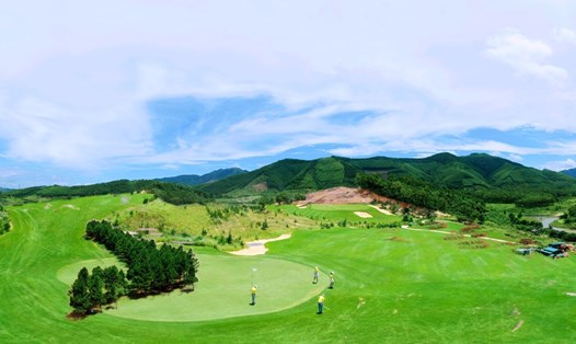 Sân golf Đông Triều - sân golf thứ 4 của Quảng Ninh. Ảnh: Công thông tin TP Đông Triều.