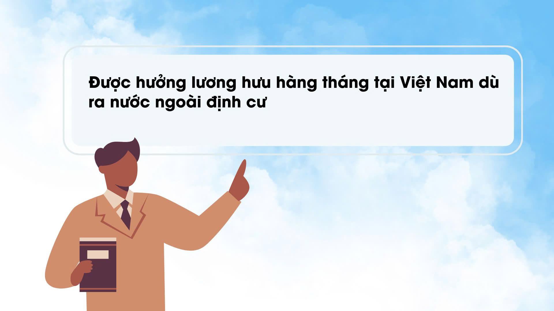 In case the employee is eligible for both pension and one-time social insurance and settles abroad, he/she has the right to receive a monthly pension in Vietnam. Graphics: Nam Duong