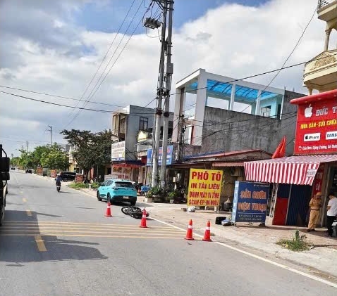La escena del accidente. Foto: Junta de seguridad del trafico de Hai Phong