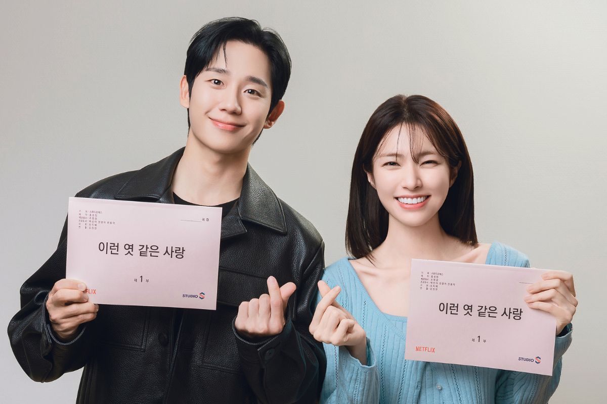 Jung Hae In y Ha Young juegan el papel principal en "Lovestuck". Foto: Netflix