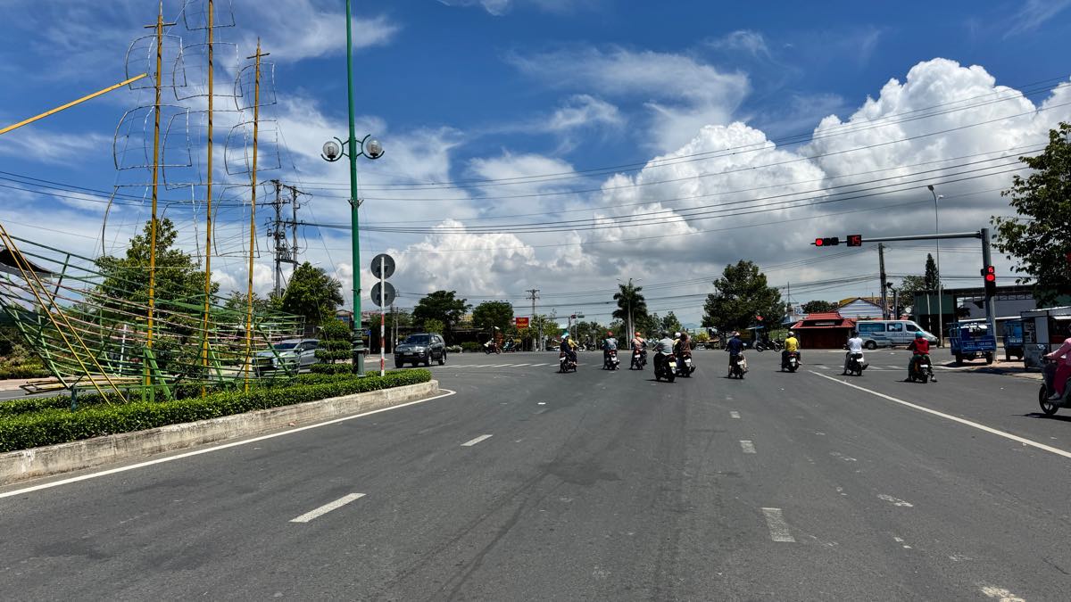 Vi tri diem dau du an duong noi thanh pho Phan Thiet voi cao toc va duong sat toc do cao. Anh: Duy Tuan