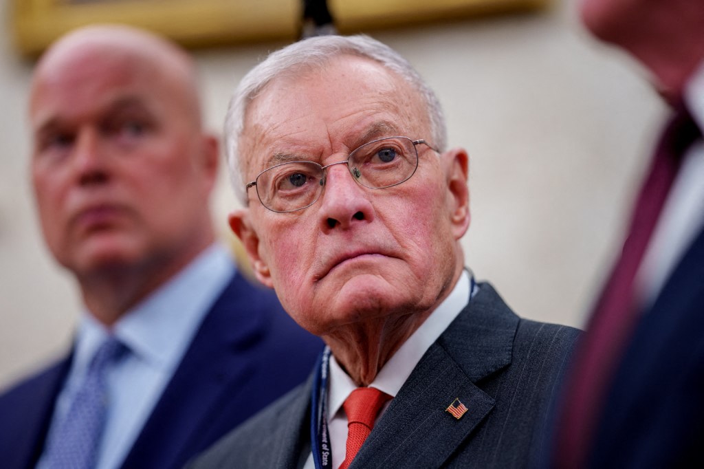 Enviado especial estadounidense en Ucrania, Sr. Keith Kellogg. Foto: AFP