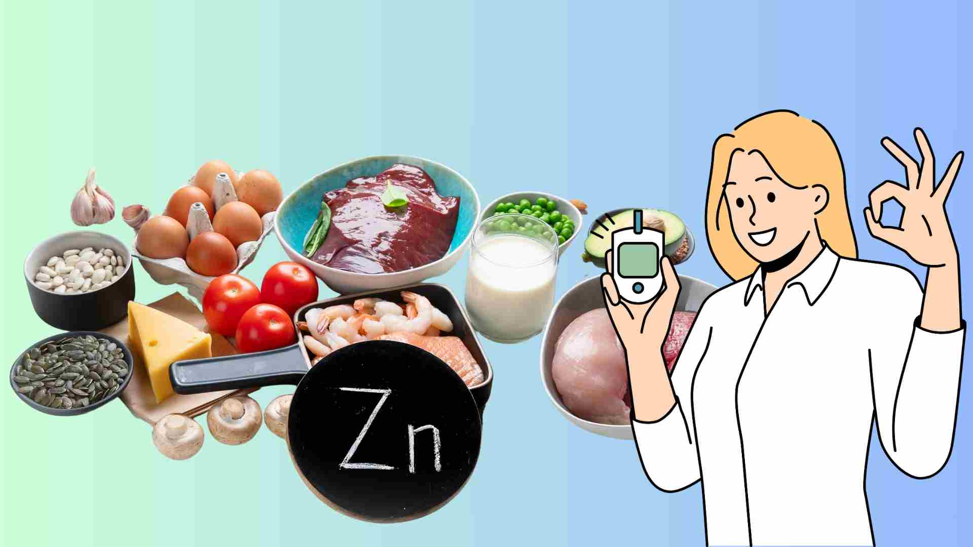 Supplementing zinc helps stabilize blood sugar. Graphics: Ha May
