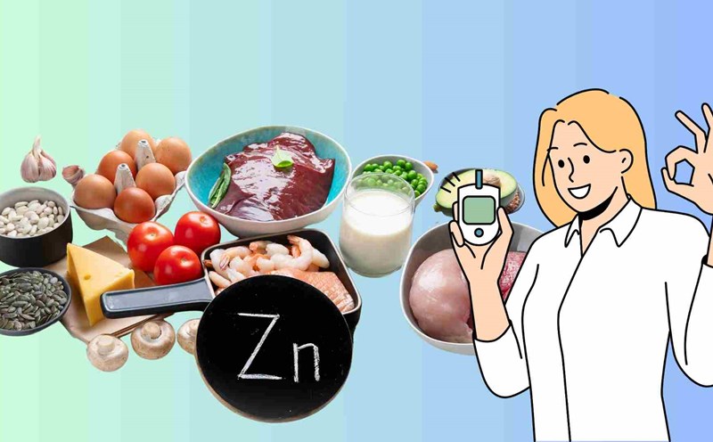 Supplementing zinc helps stabilize blood sugar. Graphics: Ha May