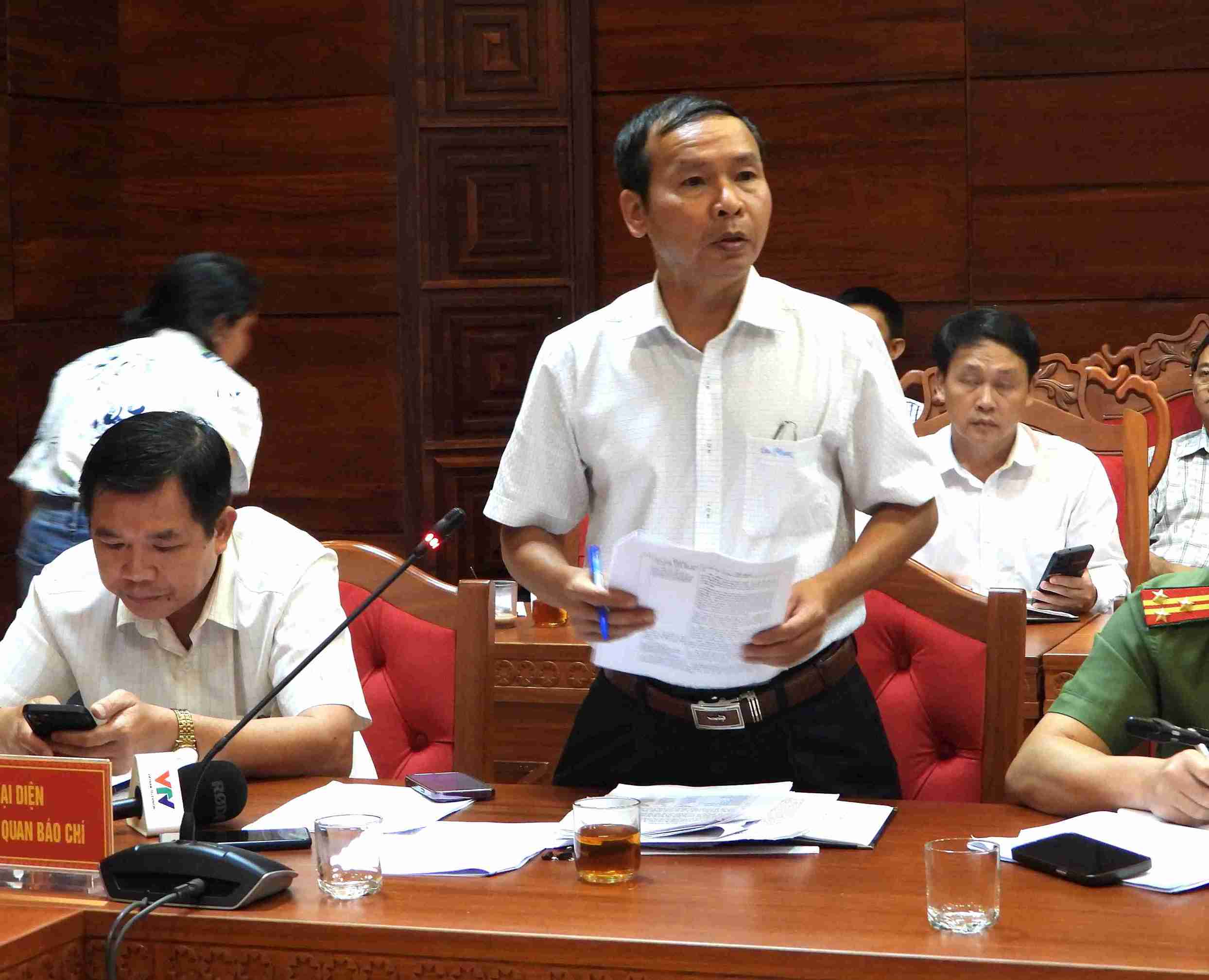 Ong Nguyen Cong Dinh - Pho Tong giam doc Dakwaco. Anh: Bao Trung