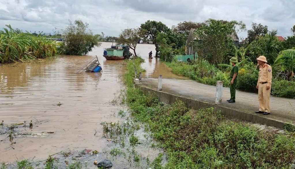 Hai Duong is ready to cope with floods in 2025. Photo: Photo: Hai Duong Police
