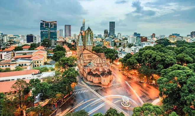 Sau sap nhap TP HCM se co duong bay noi thanh. Anh: VGP