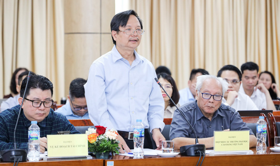 Ong Vu Hoang Linh, Chu tich hoi dong Truong Dai hoc Khoa hoc tu nhien, Dai hoc Quoc gia Ha Noi. Anh: MOET