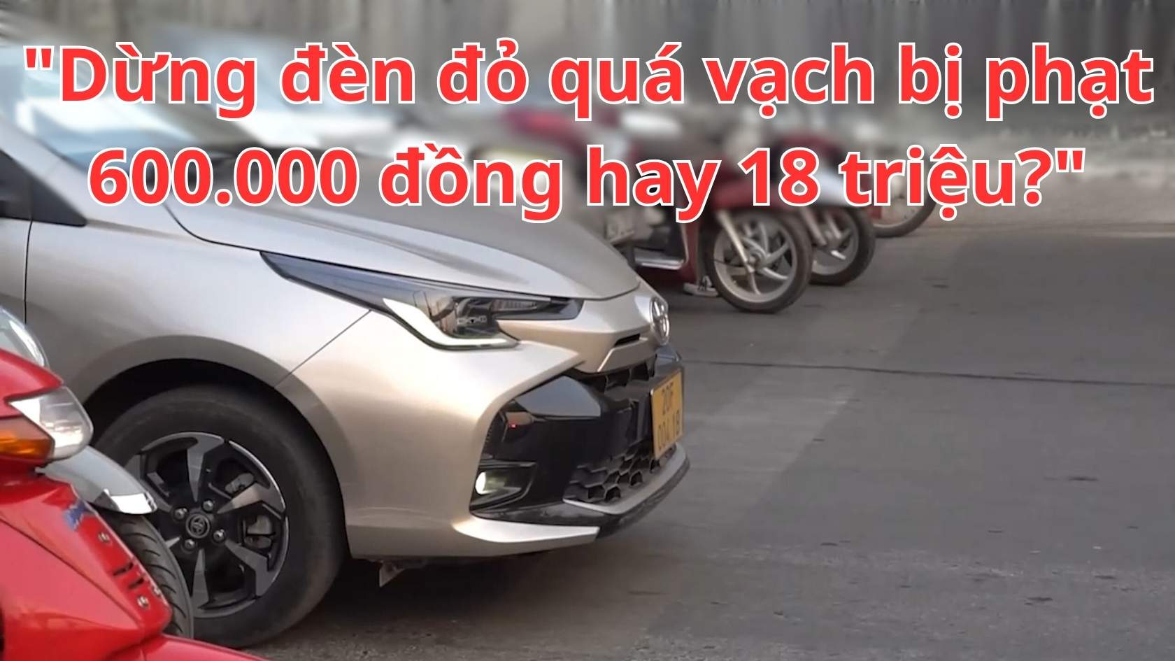 Lỗi đè vạch kẻ đường chỉ dùng cho trường hợp vạch mắt võng, vạch phân chia làn đường