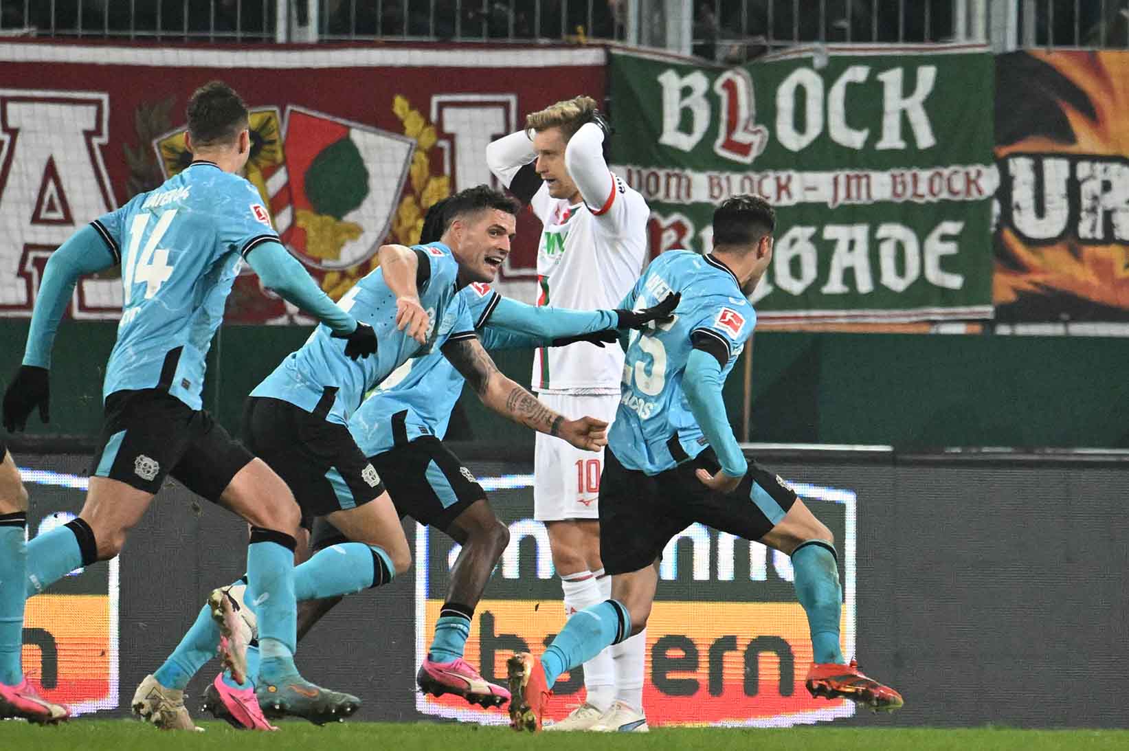 Bayer Leverkusen da co hanh trinh huyen dieu o mua giai truoc. Anh: AFP