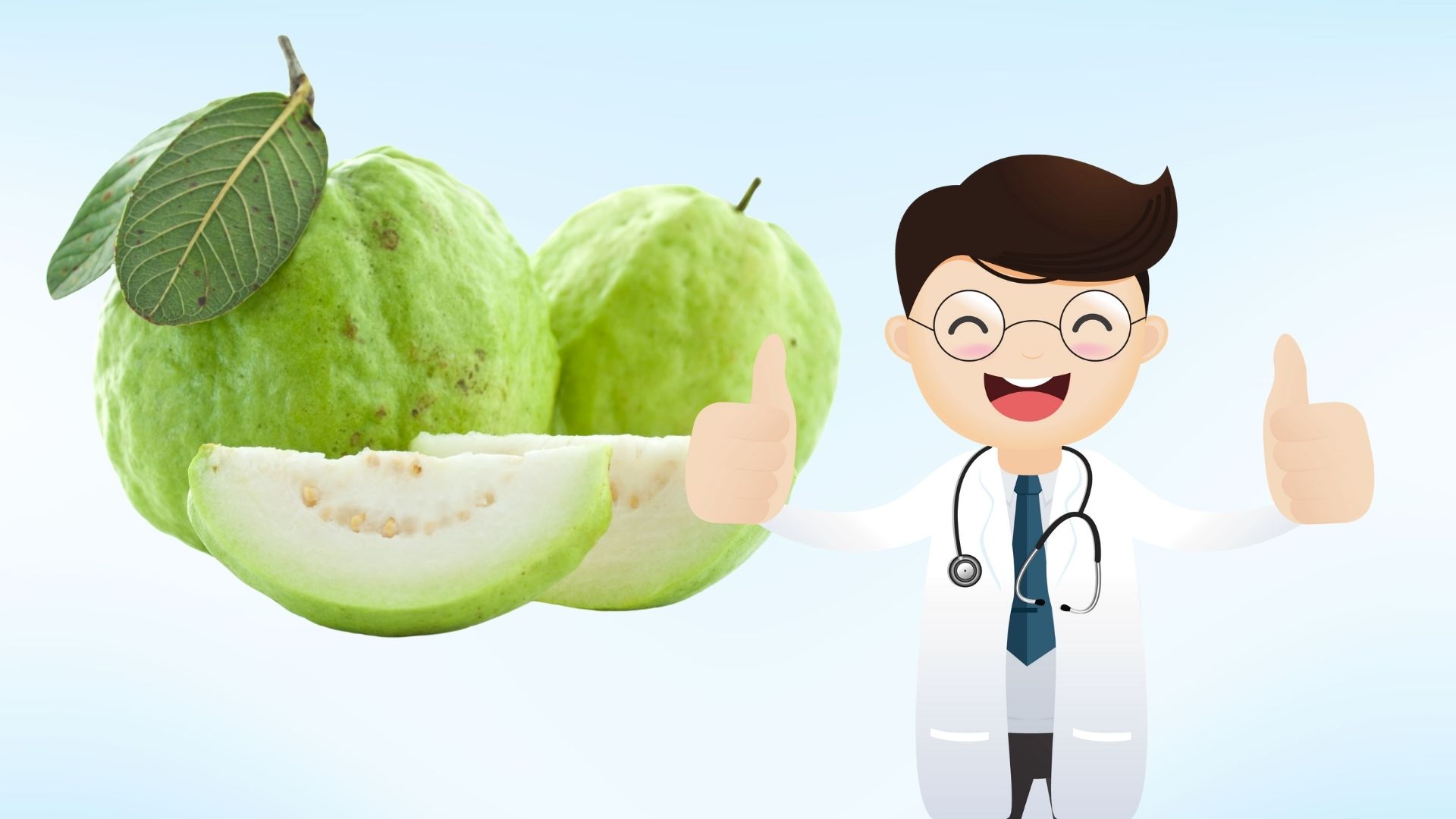 Sorprendentemente con el valor nutricional en una guayaba