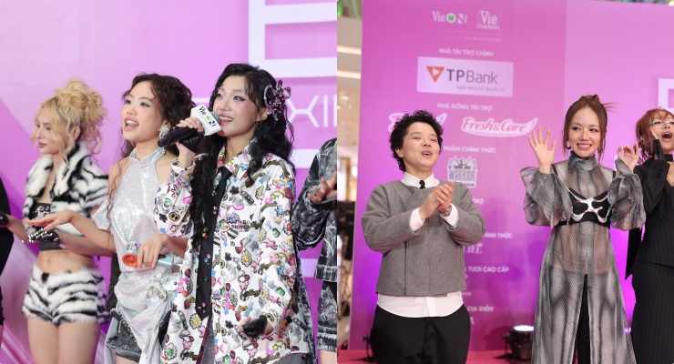 Phuong My Chi y Tien Tien en el programa Em Pretty. Foto: Vieon.