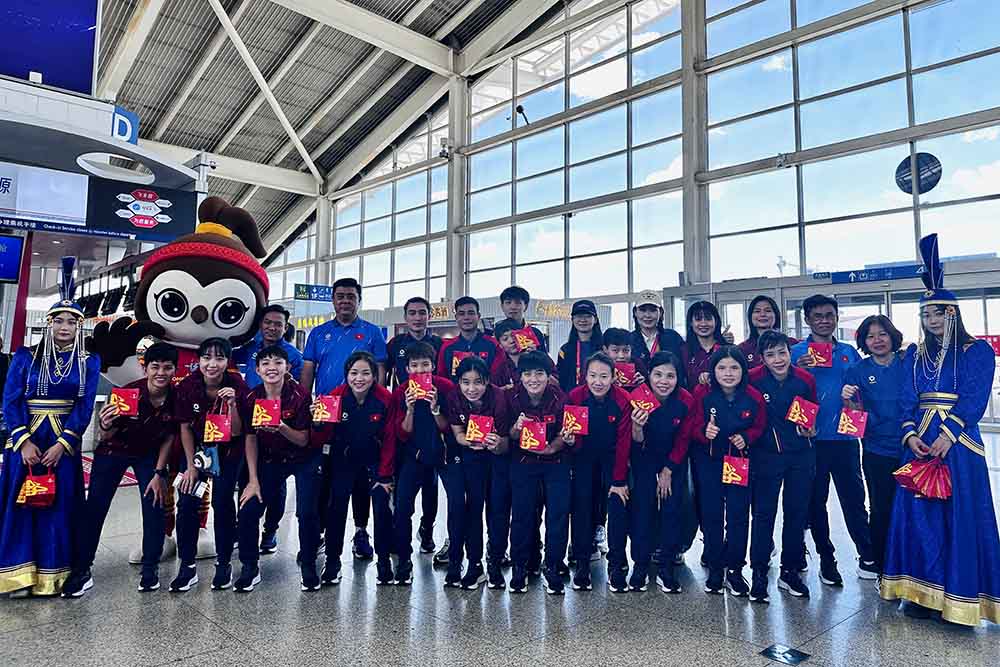 The Vietnam women's futsal team ended their journey in the final round of the 2025 Asian Women's Futsal Championship. Photo: VFF