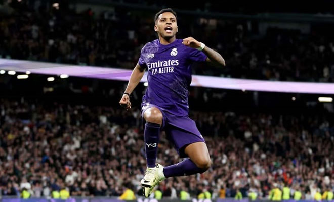 Rodrygo esta siendo observado de cerca por el Arsenal. Foto: AFP