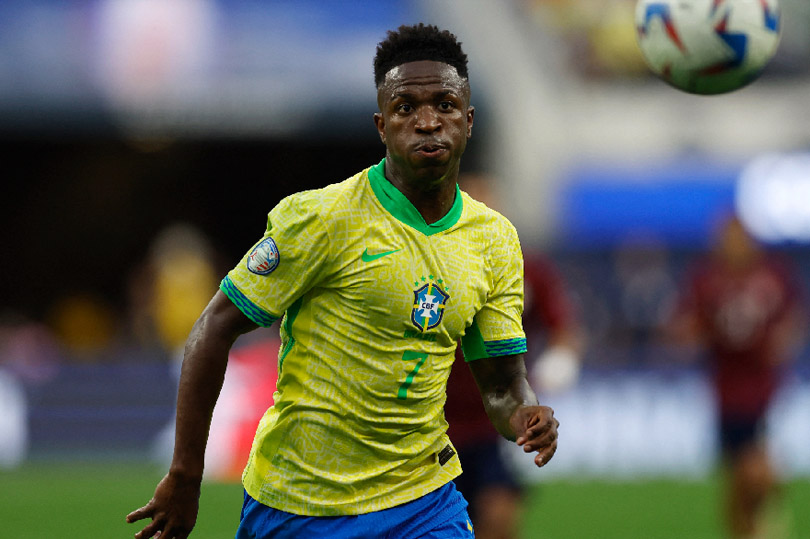 Ancelotti co moi quan he tot voi cac ngoi sao nhu Vinicius. Anh: AFP