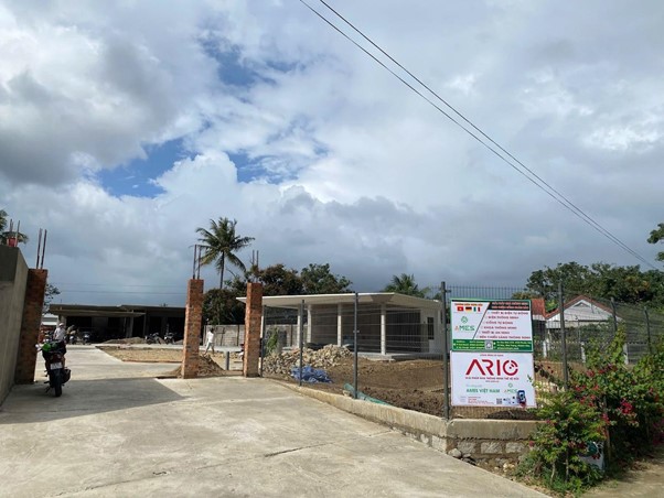 Ario thi cong cong trinh o Nha Trang. Anh: Ario