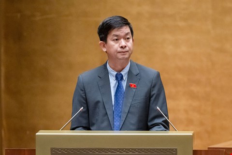 Tong thu ky, Chu nhiem Van phong Quoc hoi Le Quang Tung. Anh: Quochoi