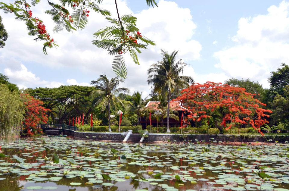 Uncle Ho's stilt house in the grounds of Nguyen Sinh Sac relic (Cao Lanh city, Dong Thap province). Photo: Luc Tung