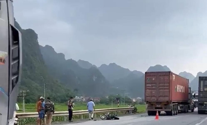 Scene of the accident. Photo: Provided by the people