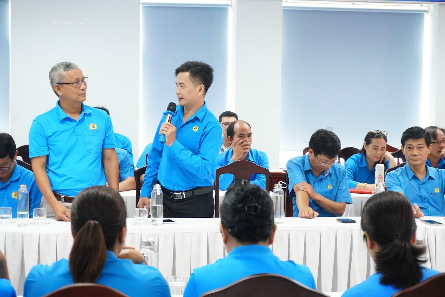 Union officials attended a training course to improve the professional development of union members and establish grassroots unions. Photo: Le Nhu.