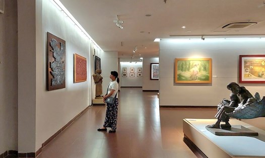 Miễn phí vé tham quan Bảo tàng Mỹ thuật Đà Nẵng ngày 18.5. Ảnh: Nguyễn Linh