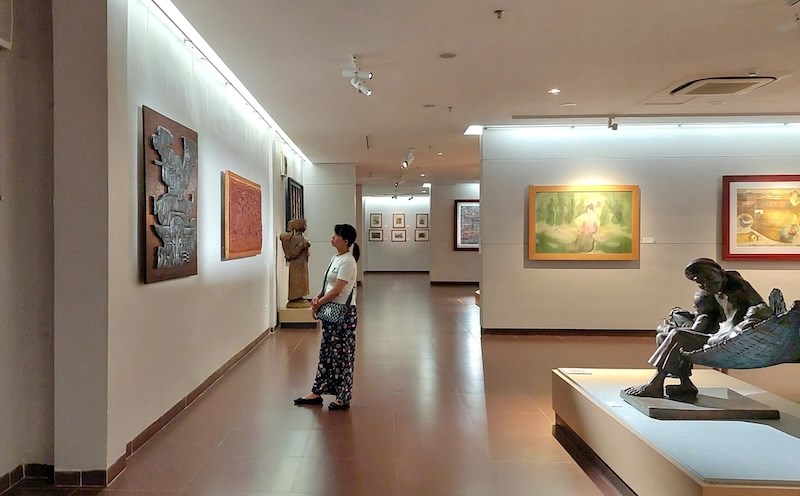 Free admission to Da Nang Fine Arts Museum on May 18. Photo: Nguyen Linh