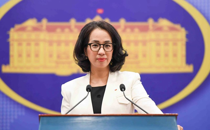 Spokesperson Pham Thu Hang said that Vietnam has been proactive and actively promoting balanced and sustainable cooperation with the US. Photo: Nhat Ha