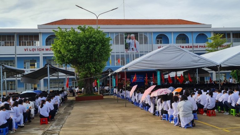 En el año escolar 2025-2026, la provincia de BAC Lieu detendra el programa primario de alta calidad, aun capacitara a programas de alta calidad y alta calidad. Foto: Nhat Ho
