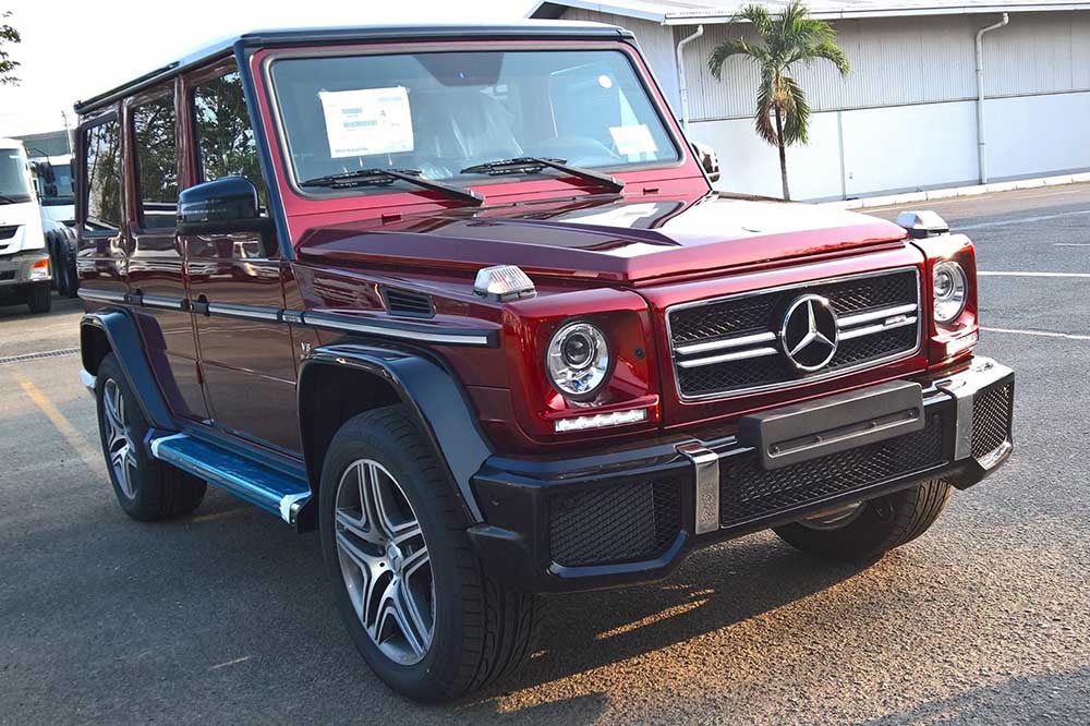 El color de pintura unico del auto Mercedes-Benz G63 AMG. Foto: Supercar en Vietnam
