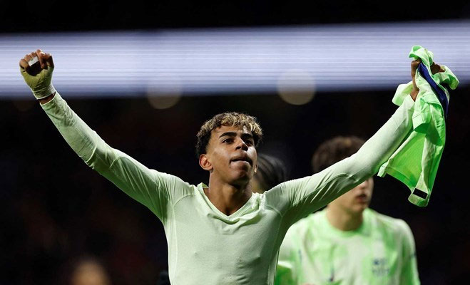 Lamine Yamal is technically and mentally mature early: Photo: AFP