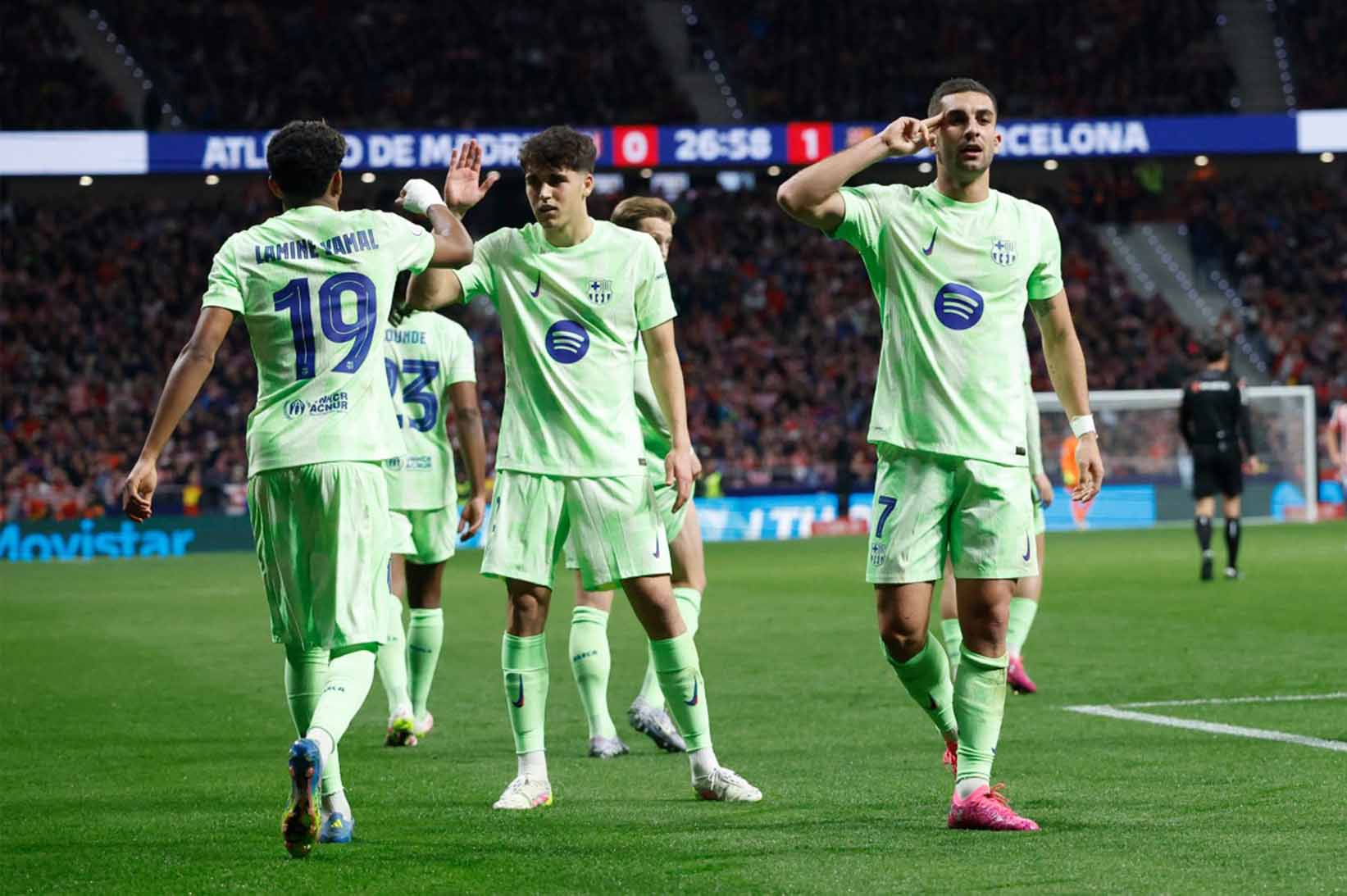 Barcelona se convirtio en el nuevo rey de La Liga. Foto: AFP