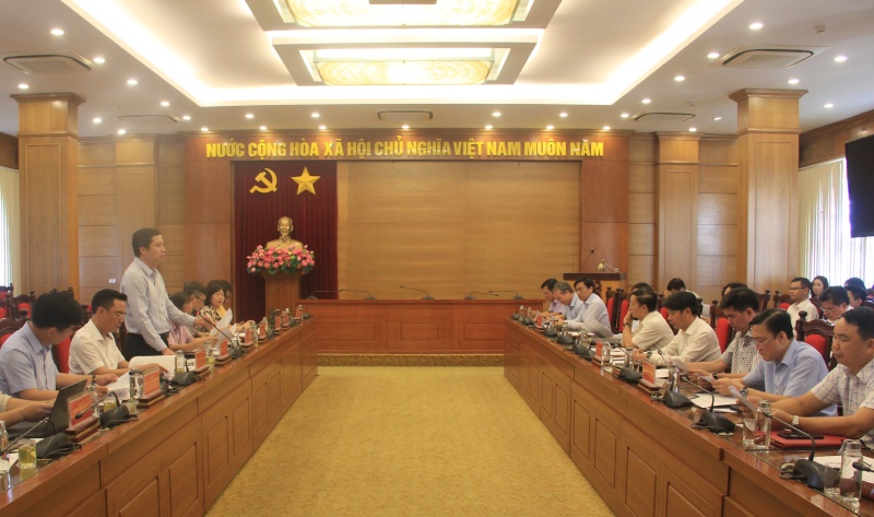 The working group of the Government Inspectorate worked with Vinh Phuc province to review the settlement of prolonged complaints and denunciations. Photo: Government Inspectorate