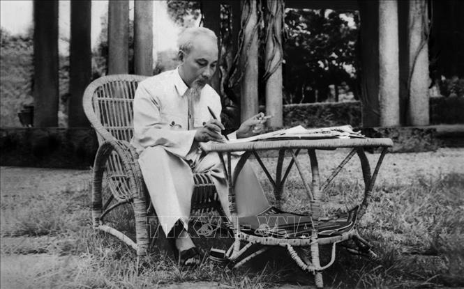 President Ho Chi Minh - a symbol of the quintessence and spirit of the Vietnamese people. Photo: VNA