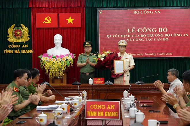 Bí thư Huyện ủy Bắc Quang làm Phó Giám đốc Công an tỉnh Hà Giang