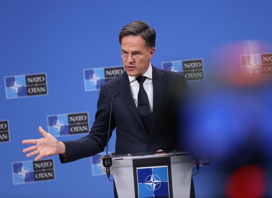 Tong Thu ky NATO Mark Rutte. Anh: Xinhua