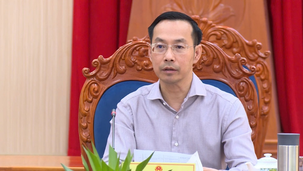 Chu tich UBND tinh Kien Giang Nguyen Thanh Nhan phat bieu chi dao. Anh: Nam Phuong