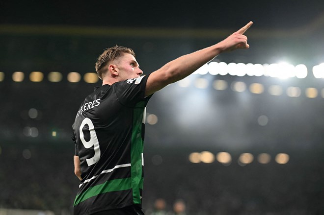 Gyokeres noi len nhu muc tieu hang dau cua Arsenal. Anh: AFP