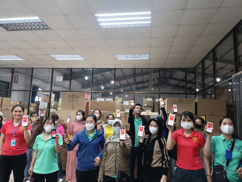 Effective application of digital technology, the rate of Constitution comments in Hai Duong ranks 2nd nationwide. Photo: Hai Duong Provincial Police