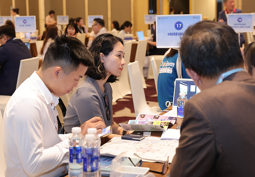 Korea Travel Mart 2025 la cau noi quan trong, mo ra nhieu co hoi hop tac chien luoc doi voi nganh du lich giua Viet Nam va Han Quoc. Anh: Ha Nguyen 