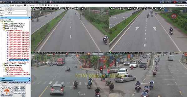 El sistema de monitoreo de penalizacion de frio de la policia de Thai Binh. Foto: Thai Binh Police