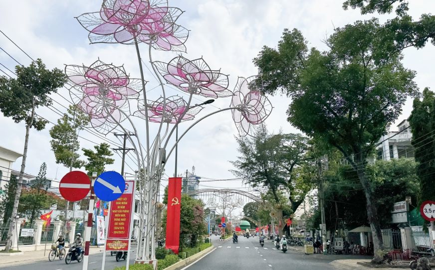 A corner of Soc Trang city, Soc Trang province. Photo: Phuong Anh