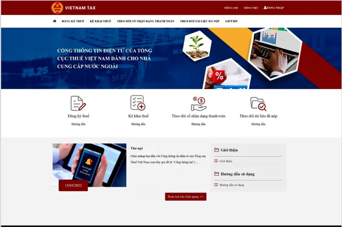 The E-commerce Tax Department directly manages the Supplier abroad.