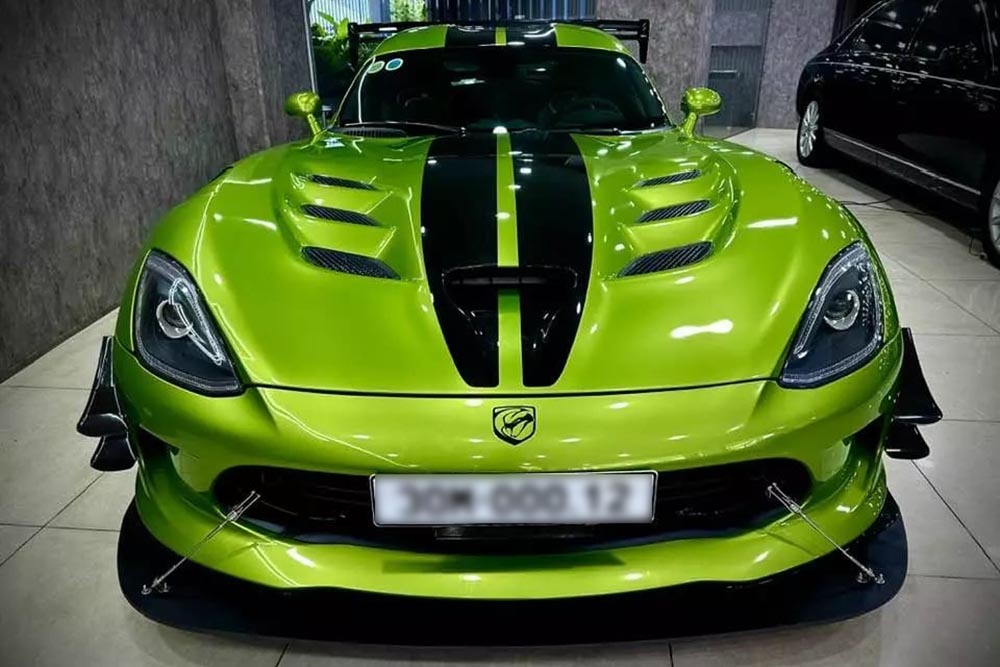 Dodge Viper ACR Snakeskin ACR Edition es un modelo de superdeportivo con solo 31 unidades en todo el mundo. Foto: Nguyen Trung Tien