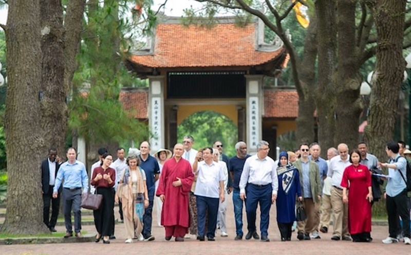 Hai Duong spreads the value of Con Son - Kiep Bac heritage in the 2025 cultural exchanges program. Photo: Hai Duong Provincial Portal
