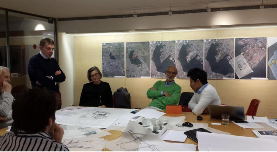 Kien truc su Renzo Piano va cac cong su thao luan ve kien truc nha hat Opera Ha Noi. Anh: Anh Duong
