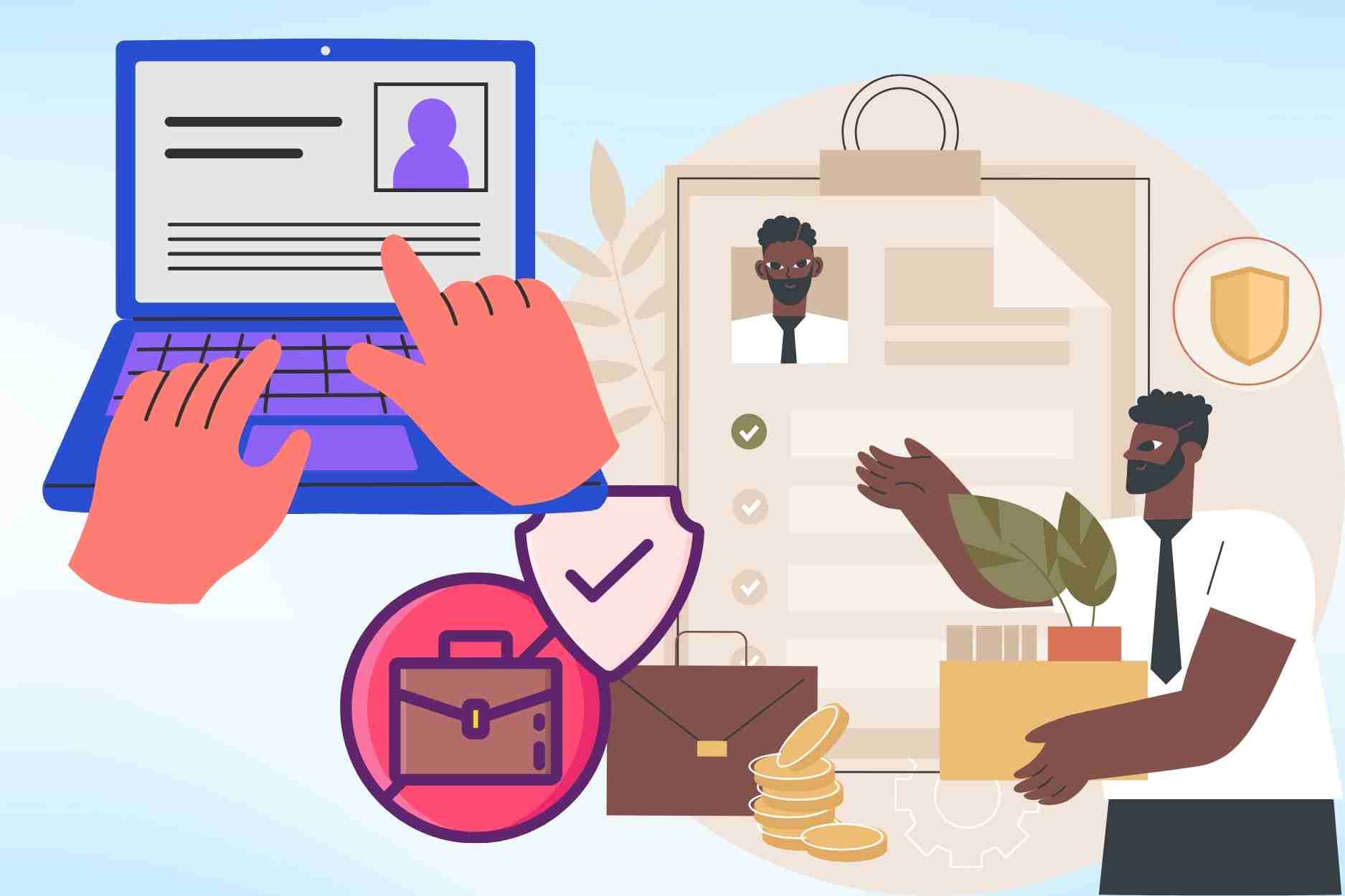 Tenga en cuenta el proceso de recibir registros de pago del seguro de desempleo en el puerto nacional DVC