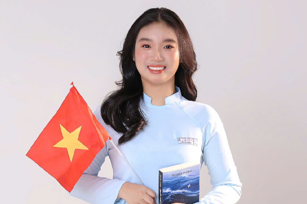 Pham Doan Minh Khue won first prize in the 54th UPU International Writing Contest.